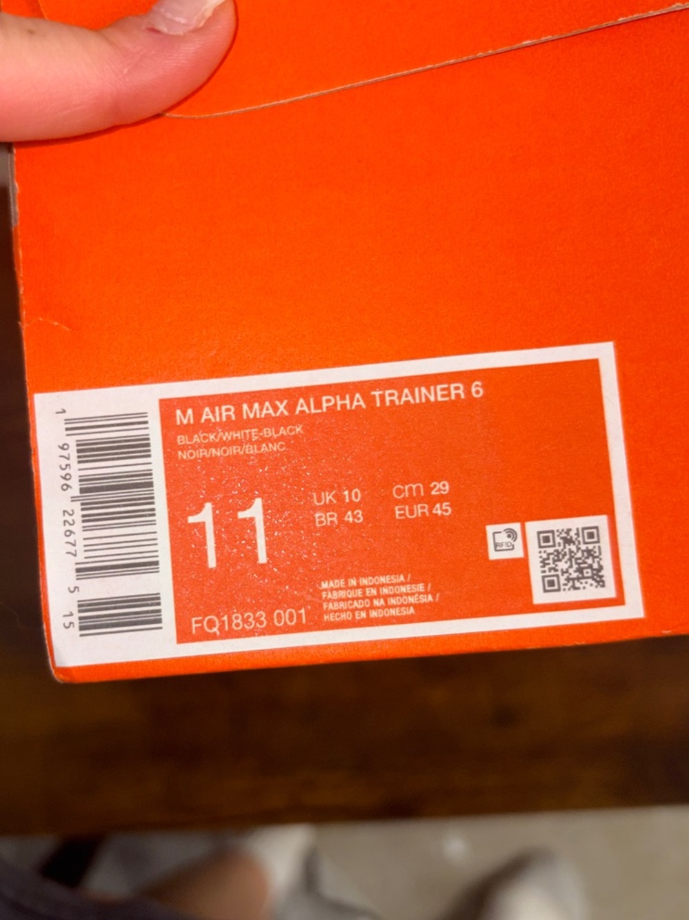 Men’s Nike Air Max Alpha Trainer 6 - Picture 3 of 3